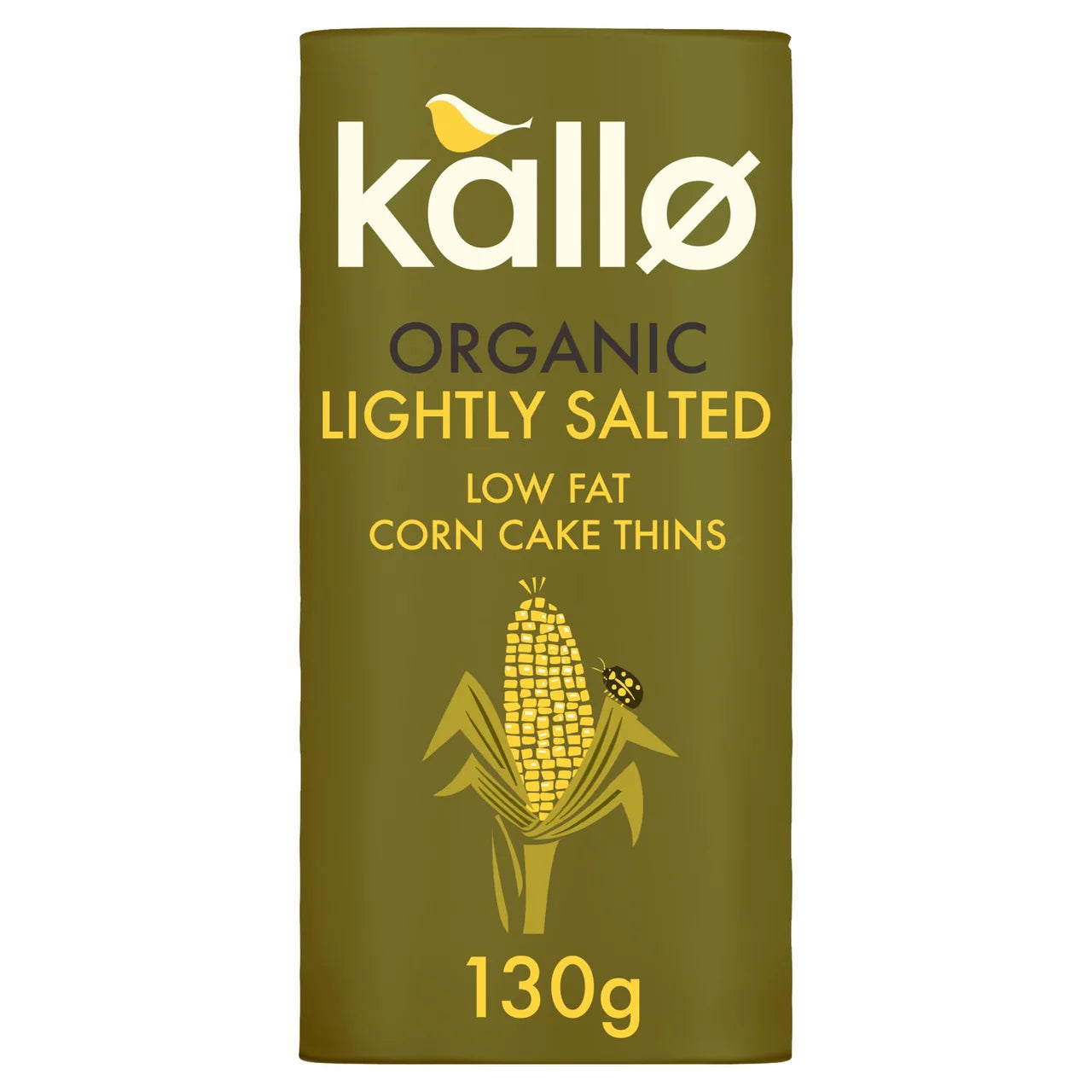 Kallo Lightly Salted Low Fat Corn Cakes 130g - Onlinemeatshop.com