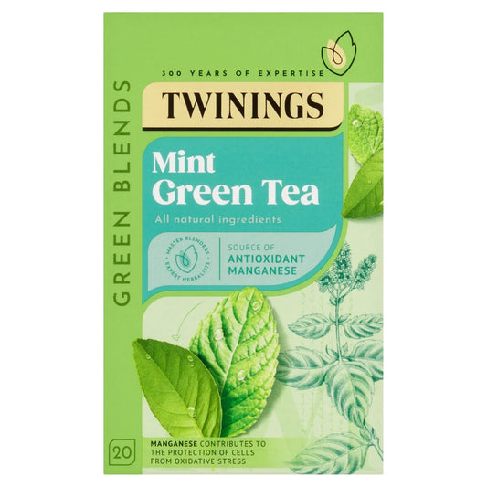 Twinings Mint Green Tea 20 Bags 40g - Onlinemeatshop.com