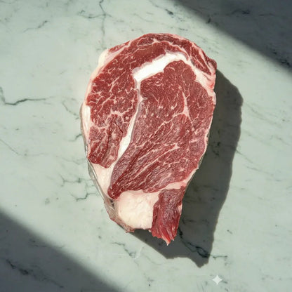 Premium Halal Angus Ribeye – Prime, Grass - Fed, Highly Marbled - Onlinemeatshop.com