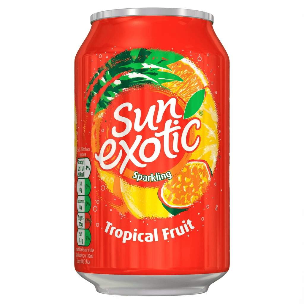Sun Exotic Sparkling Tropical Fruit 330ml - Onlinemeatshop.com