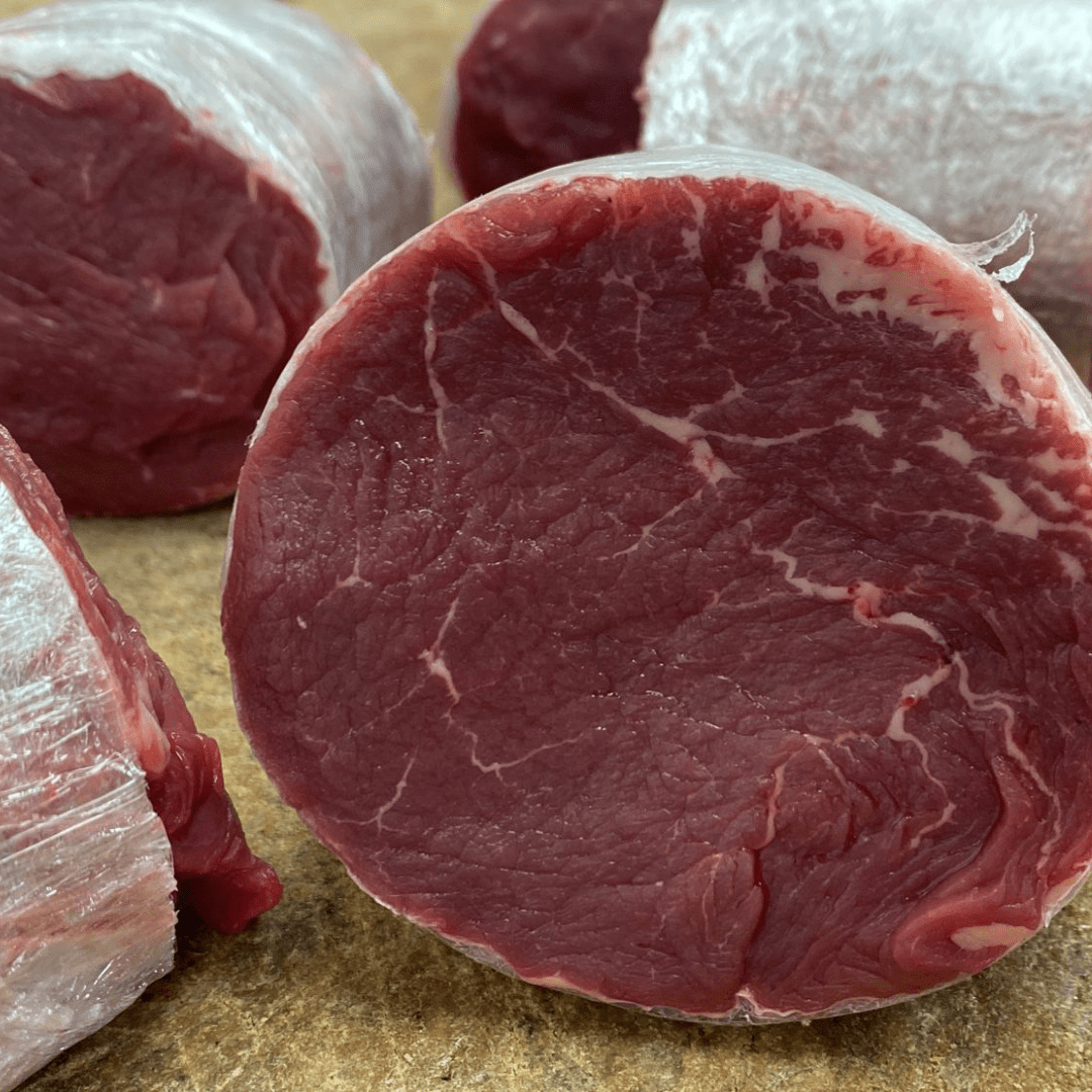 Fresh Halal Rolled Beef Tenderloin Fillet Center Steak 2x250g