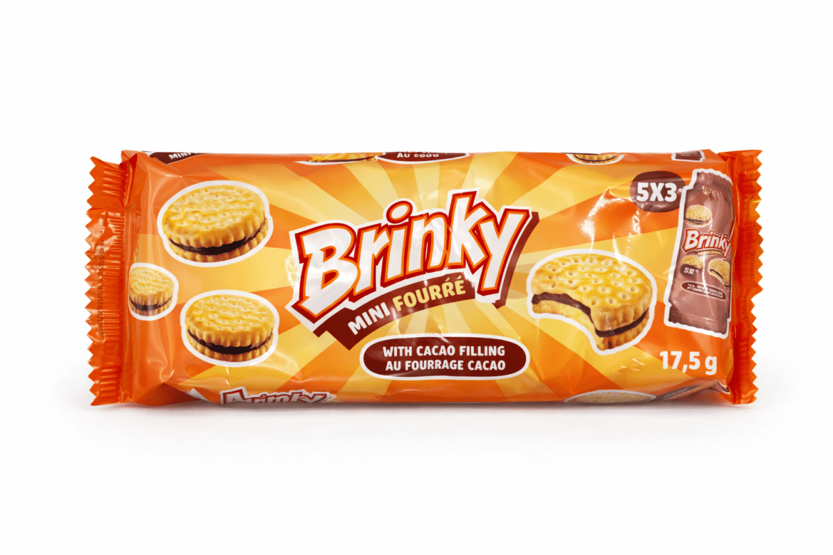 Brinky Mini Fourré Cocoa Biscuits – 5 Pack - Onlinemeatshop.com