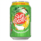 Sun Exotic Sparkling Pineapple Coconut 330ml - Onlinemeatshop.com