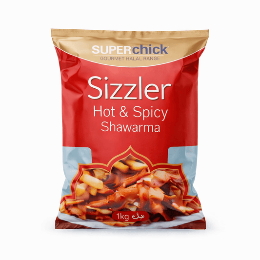 Superchick Sizzler Hot & Spicy Shawarma 1kg - Onlinemeatshop.com