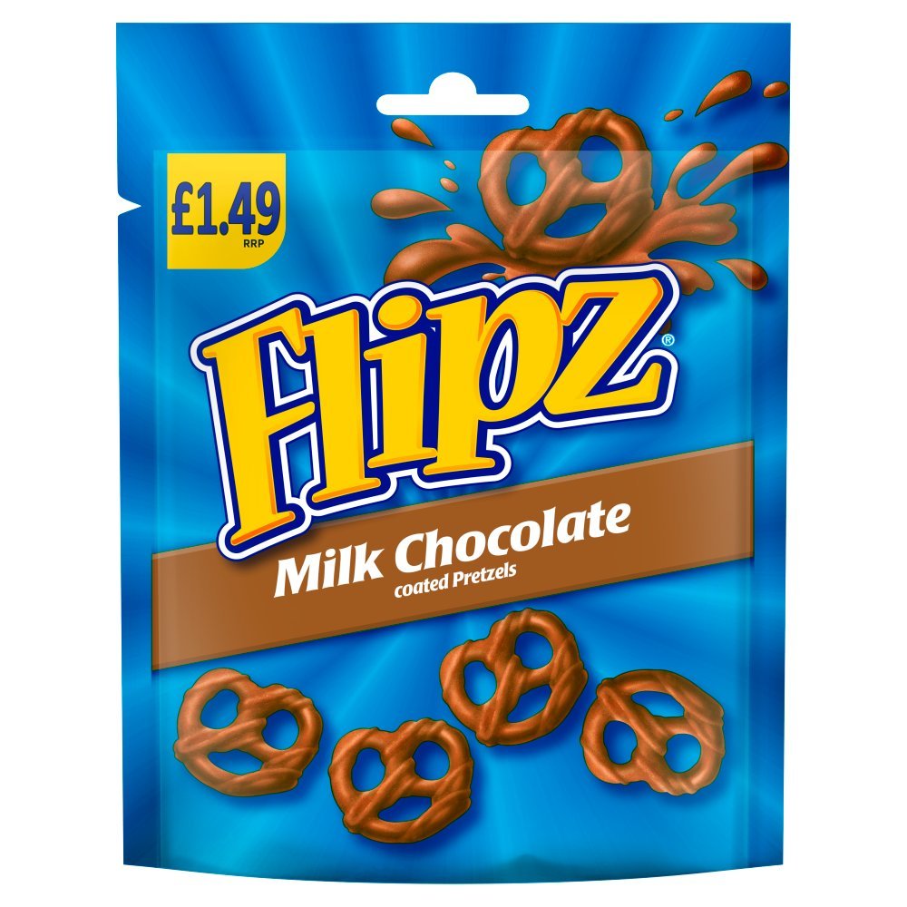 Flipz Milk Chocolate Coated Pretzel Snacks - Onlinemeatshop.com