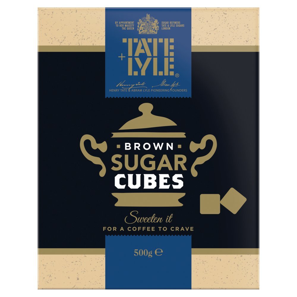Tate & Lyle Fairtrade Cane Sugar Demerara Cubes 500g - Onlinemeatshop.com