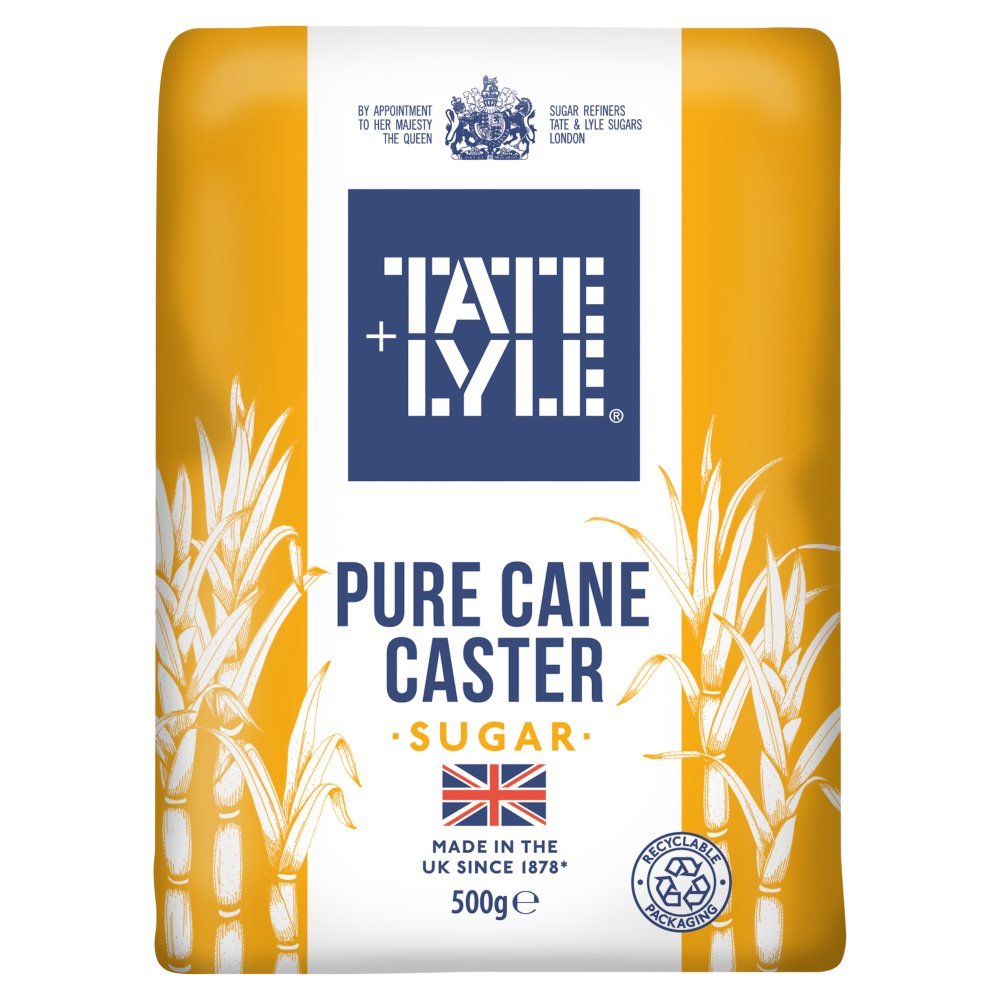Tate & Lyle Pure Cane Caster Sugar 500g - Onlinemeatshop.com