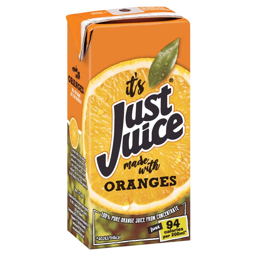 Just Juice Orange 200ml - Onlinemeatshop.com