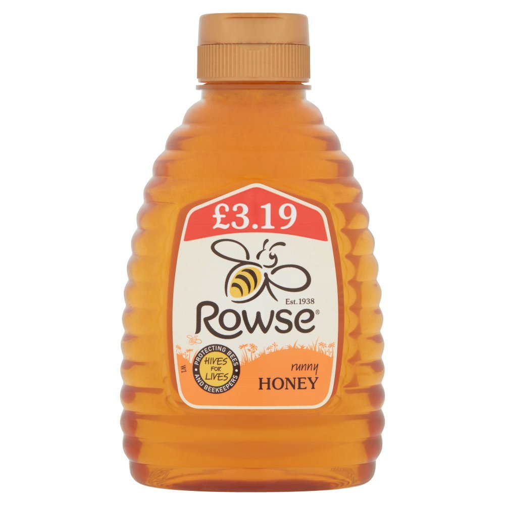 Rowse Squeezy Clear Honey 340G - Onlinemeatshop.com