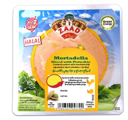 Zaad Sliced Chicken and Turkey with Pistachio (200g) - Onlinemeatshop.com