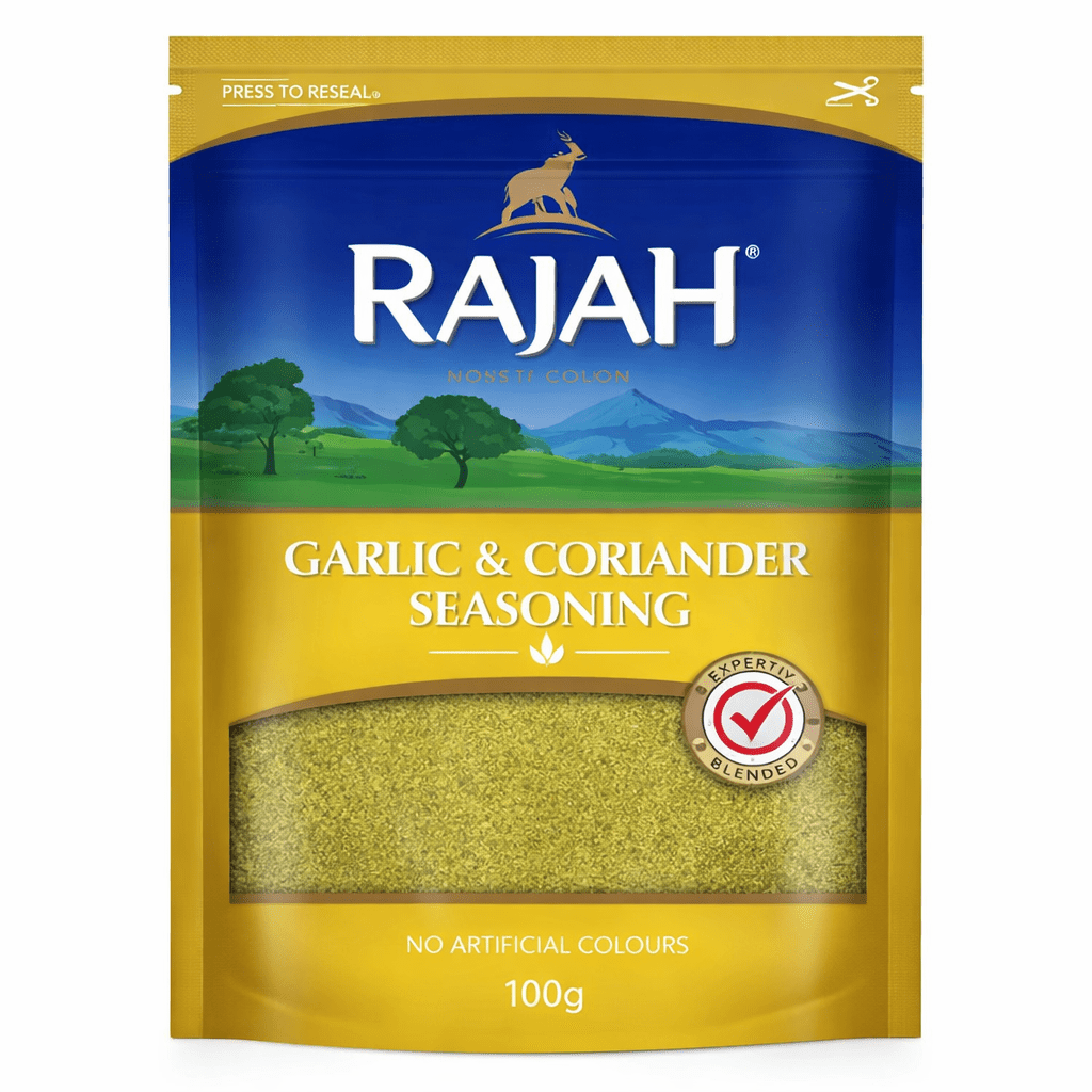 Rajah Garlic & Coriander Seasoning 100g - Onlinemeatshop.com