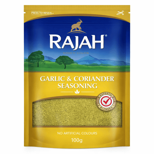 Rajah Garlic & Coriander Seasoning 100g - Onlinemeatshop.com
