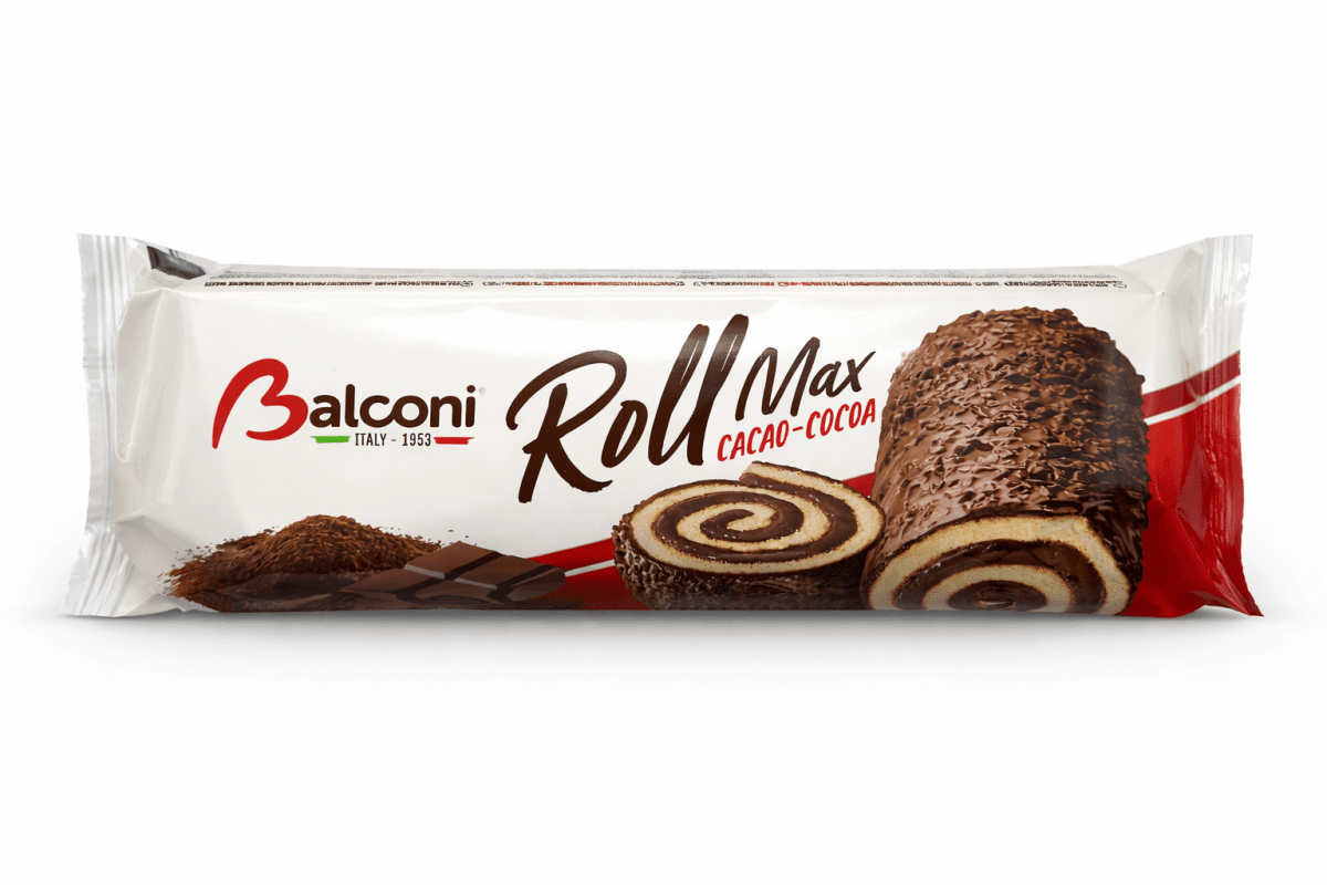 Balconi Roll Max Cacao & Cocoa Swiss Roll Cake - Onlinemeatshop.com