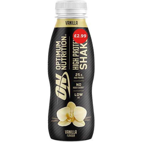 Optimum Nutrition High Protein Shake Vanilla 330ml - Onlinemeatshop.com