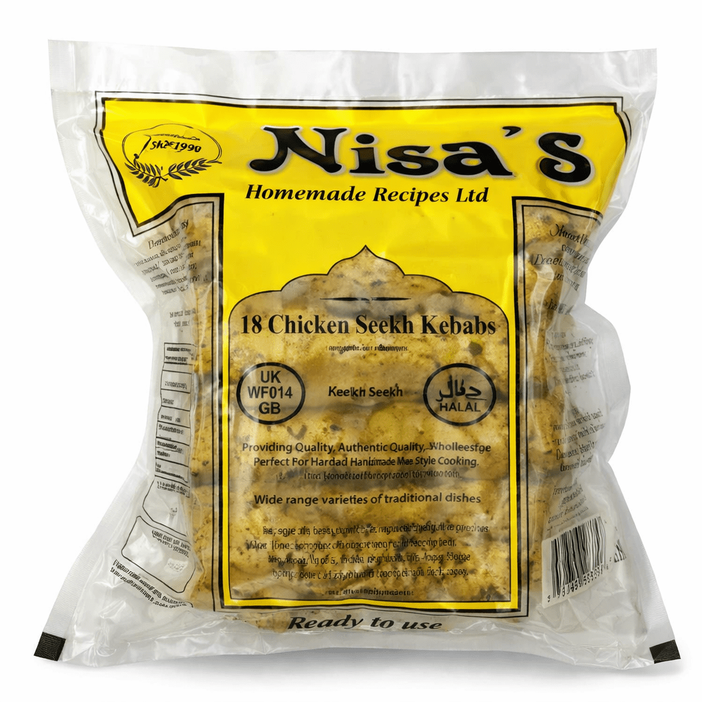 Nisas 18 Chicken Seekh Kebab - Onlinemeatshop.com