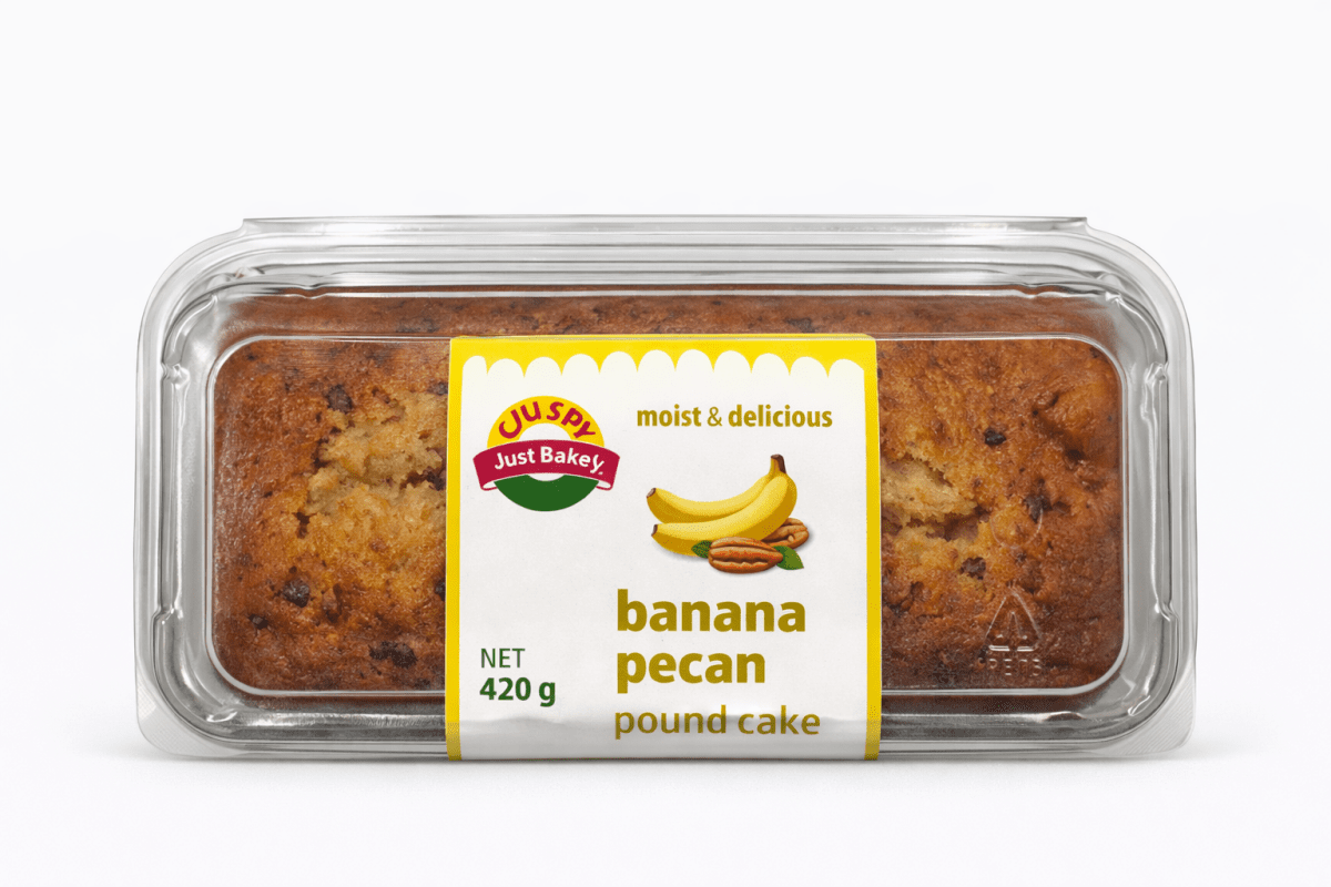 Crispy Just Baked Banana & Pecan Pound Cake - Onlinemeatshop.com