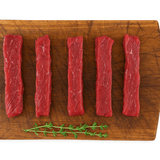 Fresh Halal Prime Grass Fed British Beef Lean Bavette Strips - Onlinemeatshop.com