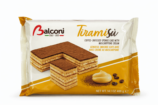 Balconi Tiramisu Coffee - Infused Sponge Cake with Mascarpone Cream - Onlinemeatshop.com