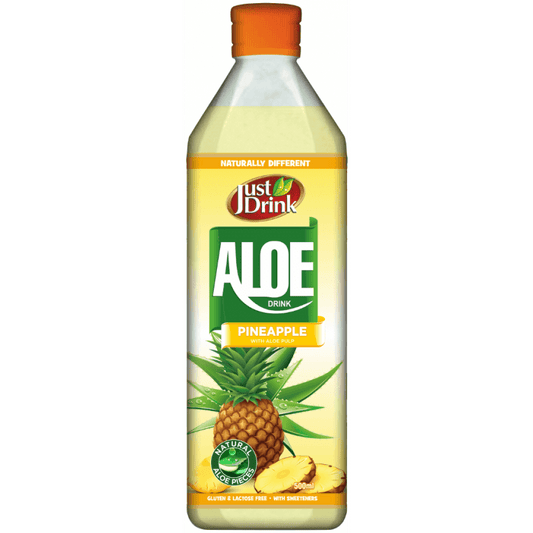 Just Drink Aloe Pineapple 500ml - Onlinemeatshop.com