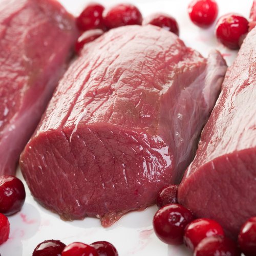 Fresh Halal Venison Fillet Steaks 250g x 2 - Onlinemeatshop.com