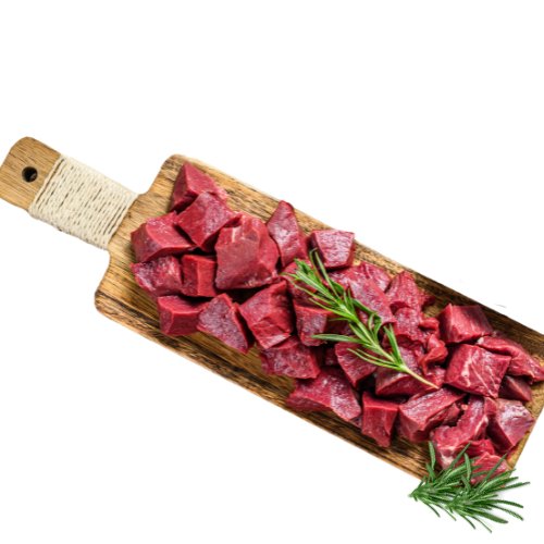 Fresh Halal Venison Diced - Onlinemeatshop.com