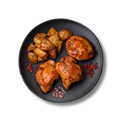 Seasoned Chicken Boneless Thigh Steak - Onlinemeatshop.com