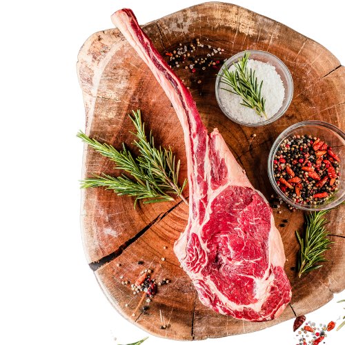 Grass Fed Beef Tomahawk Steak 800g - Onlinemeatshop.com