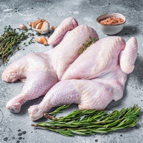 Fresh Halal Chicken Spatchcock, Roasting Cut, Red Tractor Approved - Onlinemeatshop.com