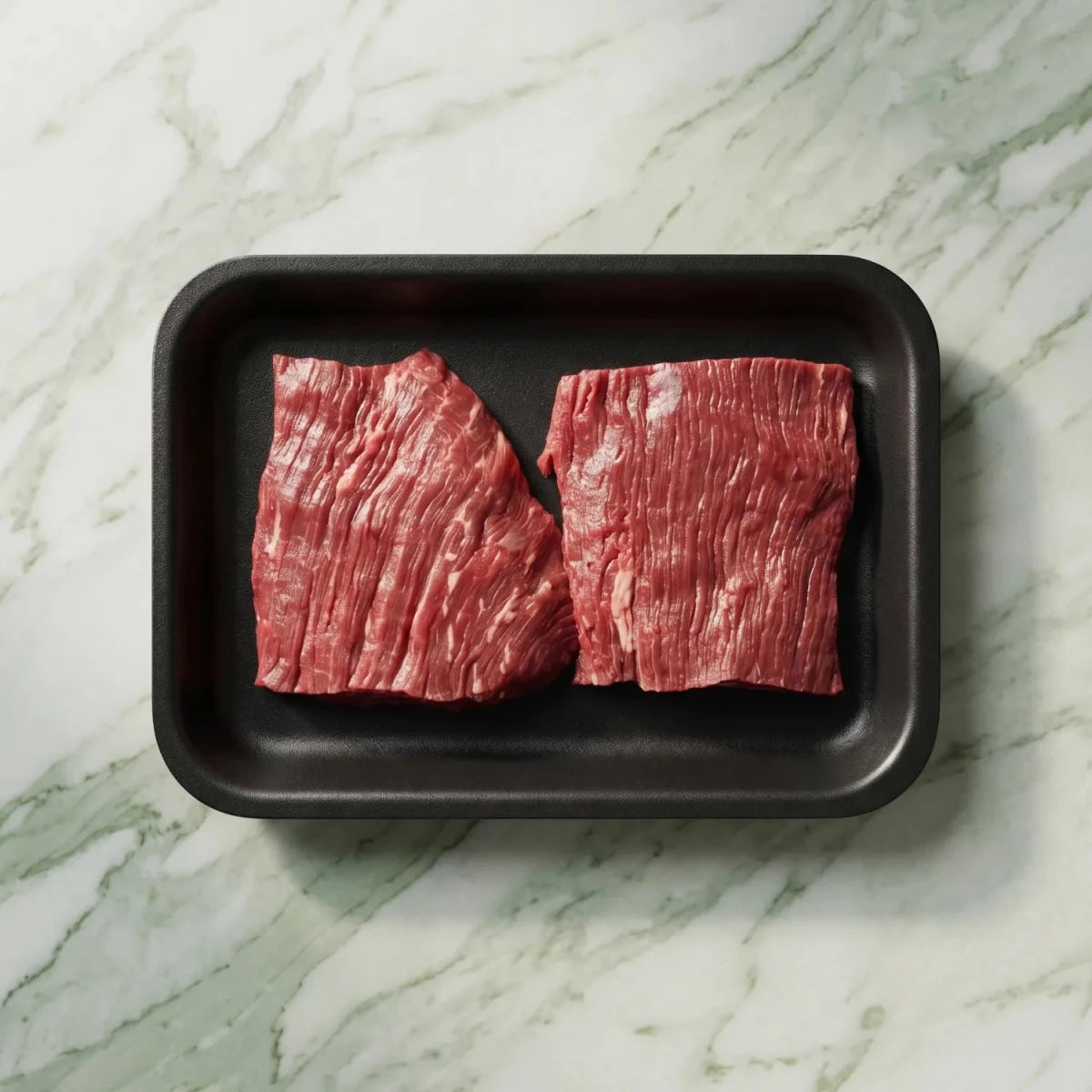 Fresh Halal British Angus Beef Bavette Steak 2x215g - Grass Fed, Dry Aged - Onlinemeatshop.com