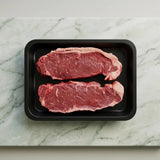 Fresh Halal British Angus Beef Sirloin Steak 2x250g - Premium, Grass Fed - Onlinemeatshop.com