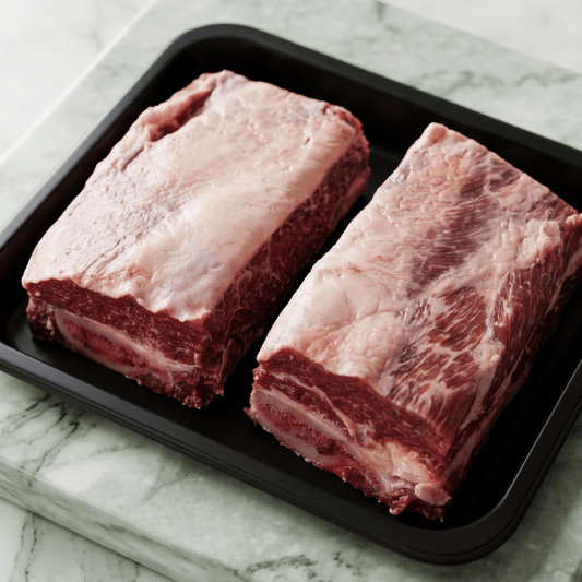 Fresh Halal British Angus Beef Short Ribs (Jacob's Ladder) - Grass Fed - Onlinemeatshop.com