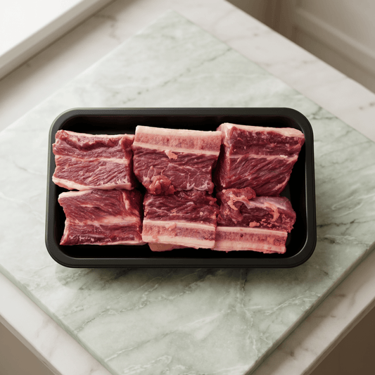 Fresh Halal British Angus Beef Short Ribs (Jacob's Ladder) - Grass Fed - Onlinemeatshop.com