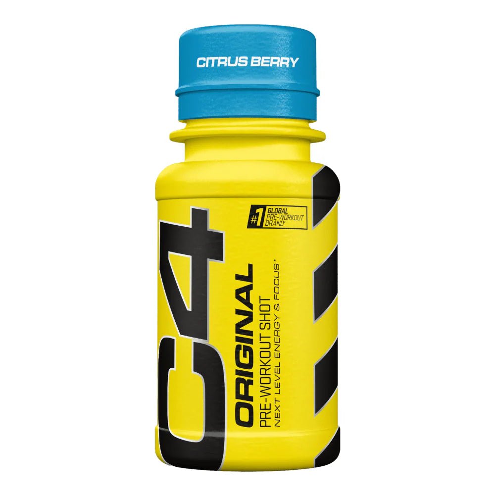 C4 Energy Citrus Berry Pre Work Out Shots 60ml - Onlinemeatshop.com