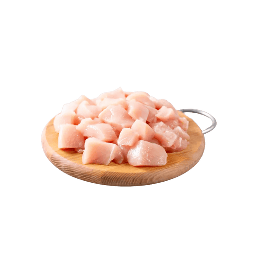 Fresh Halal Diced Chicken Breast - Boneless Without Skin - Onlinemeatshop.com