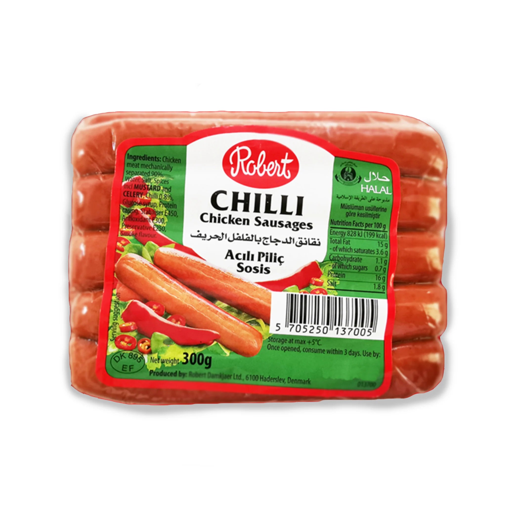 Robert Chilli Chicken Sausage (300g)