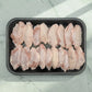Fresh Halal Chicken Mid - Wing, With Skin - Flat Wing - Onlinemeatshop.com
