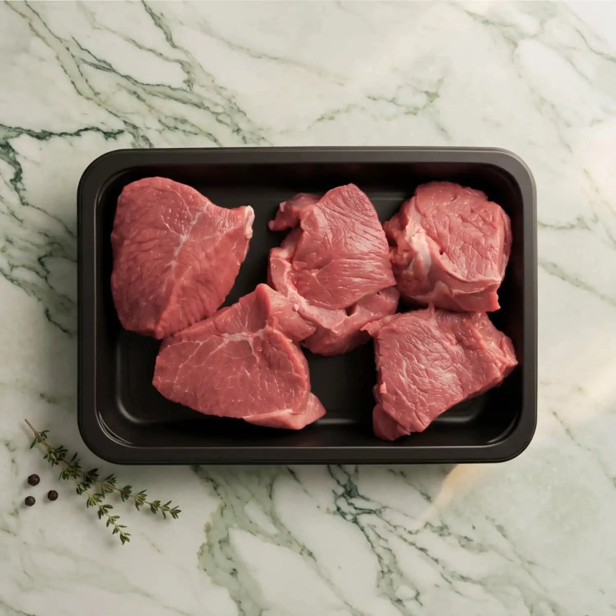 Fresh Halal British Lamb Bone-In Diced Mix Parts - Red Tractor Approved - Onlinemeatshop.com