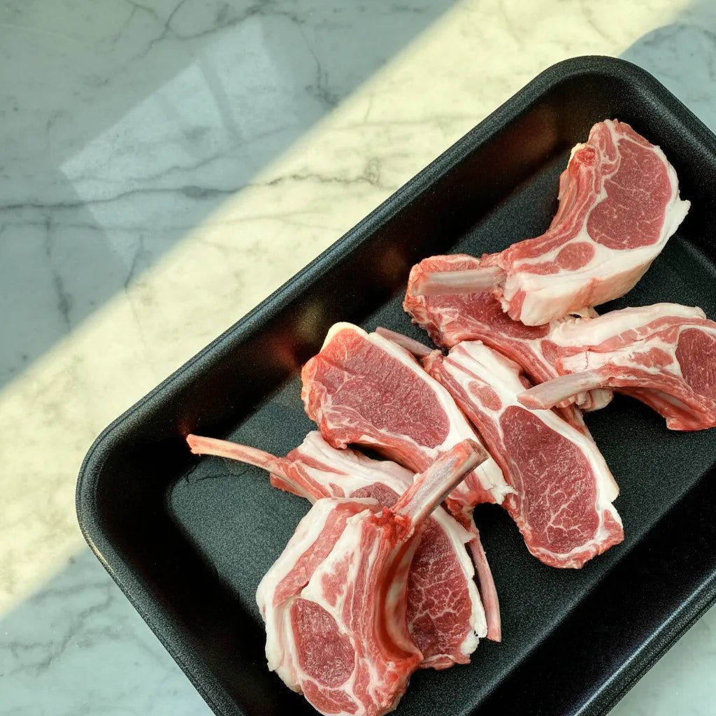 Fresh Halal British Lamb French Cutlets - 500G - Onlinemeatshop.com