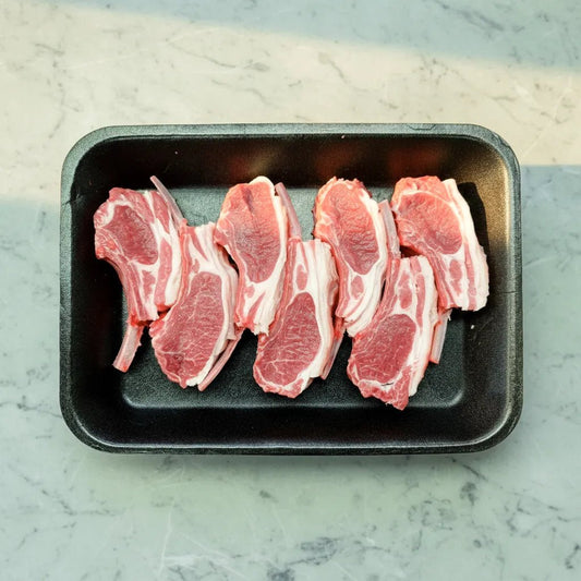 Fresh Halal British Lamb French Cutlets - 500G - Onlinemeatshop.com