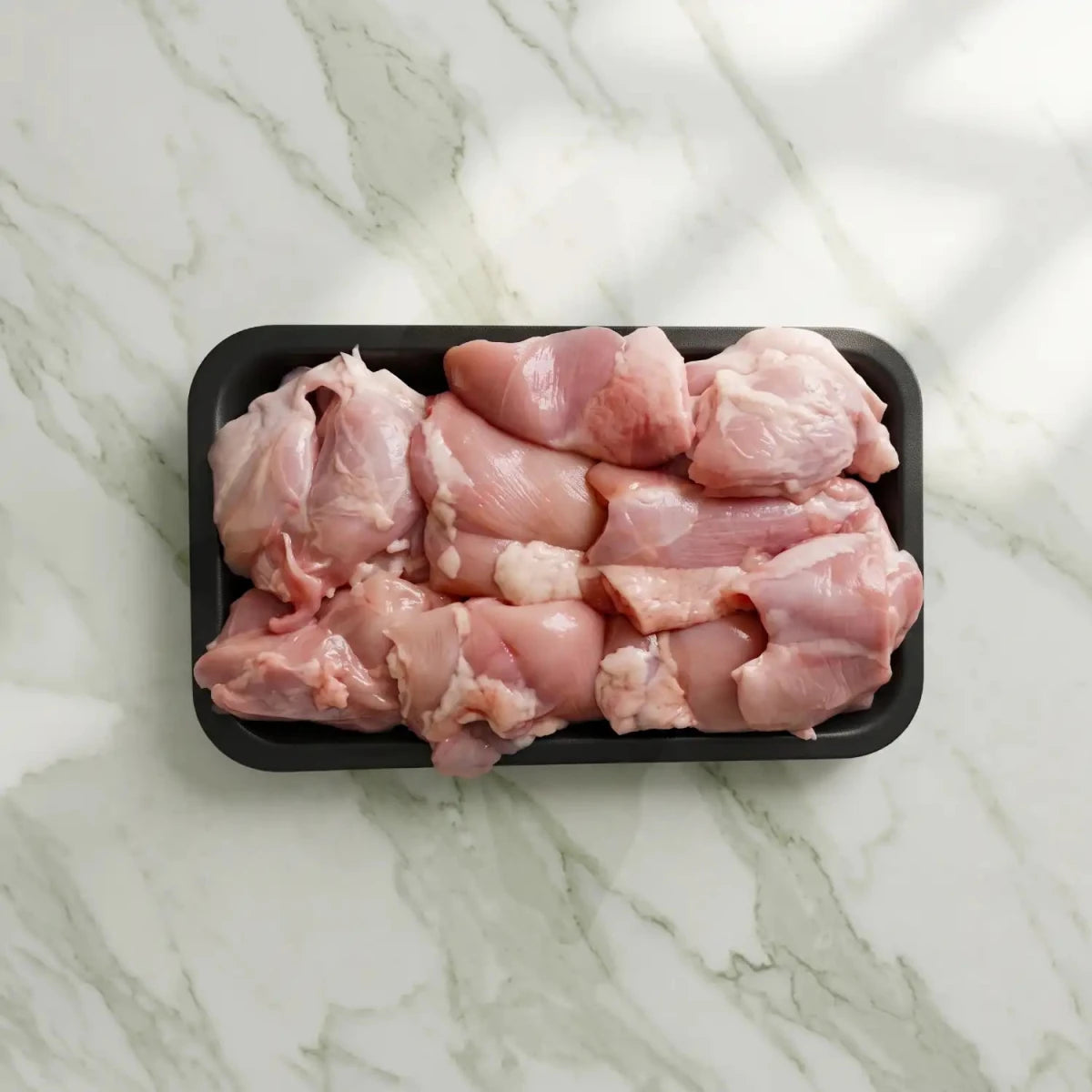 Fresh Halal British Boneless Leg Meat Skinless - Red Tractor Approved - Onlinemeatshop.com