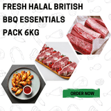 Fresh Halal British BBQ Essentials Pack 6kg - Onlinemeatshop.com