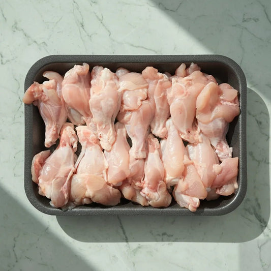 Halal British Fresh Chicken Prime Niblets, Hot Wings, Skin Off - Onlinemeatshop.com