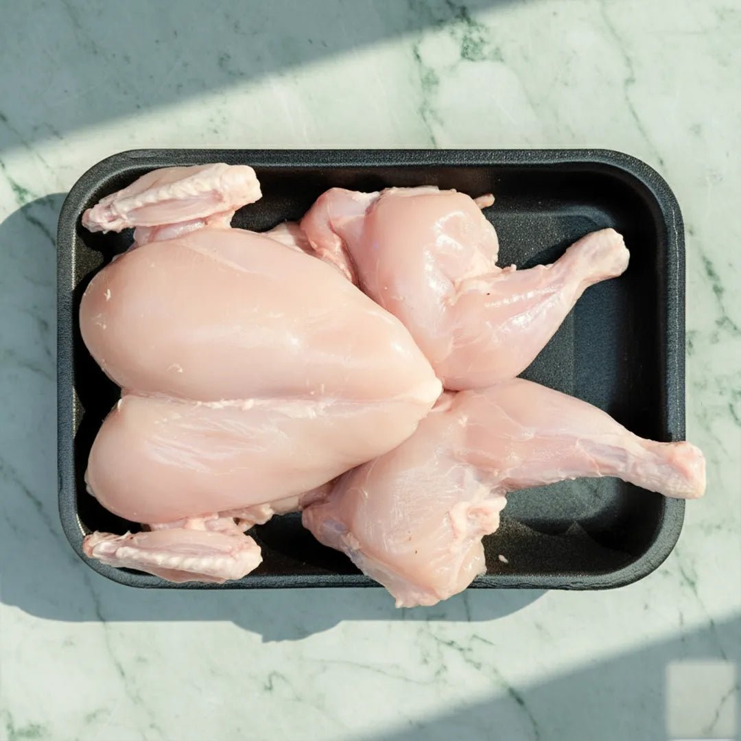 Fresh Halal Chicken Spatchcock - Red Tractor Approved - Onlinemeatshop.com