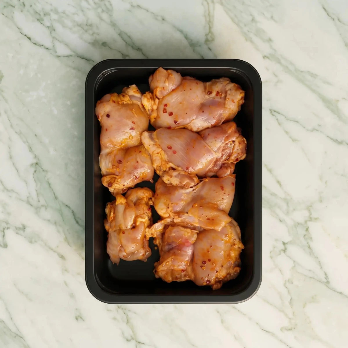 Fresh Halal British Marinated Thigh Steak - Red Tractor Approved - Onlinemeatshop.com