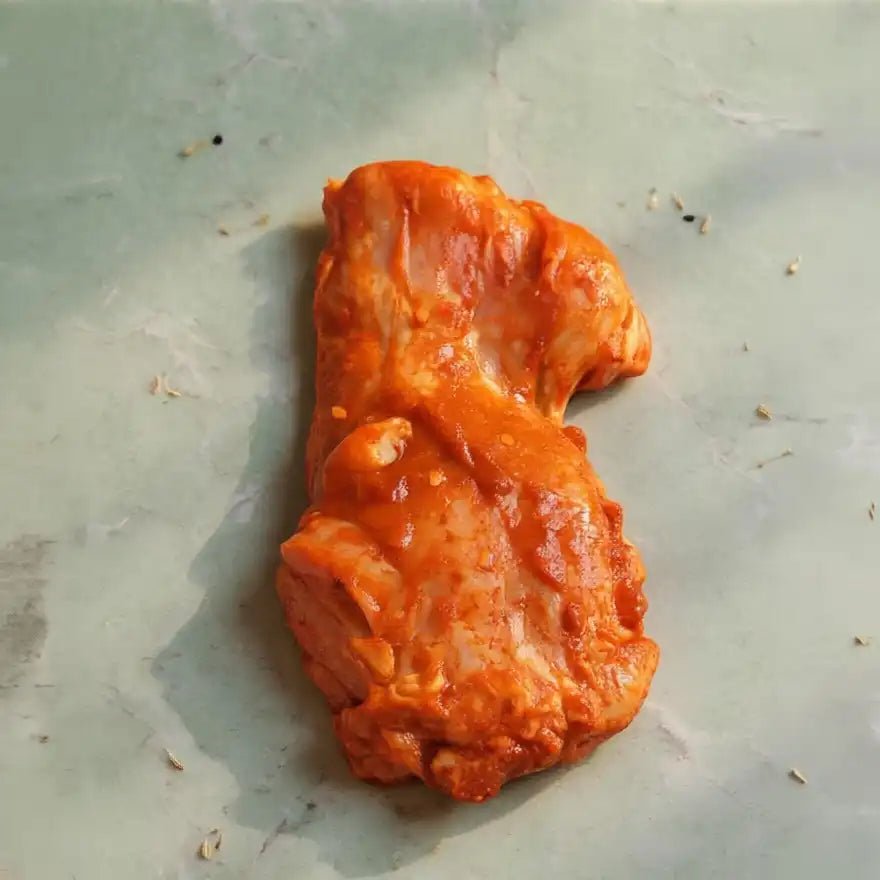 Fresh Halal British Marinated Thigh Steak - Red Tractor Approved - Onlinemeatshop.com