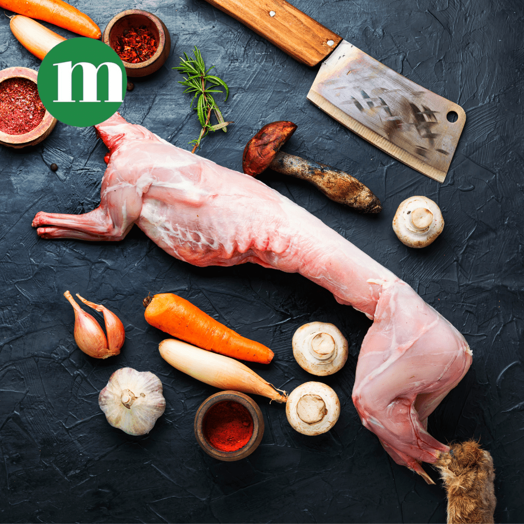 Fresh Halal Rabbit 1.2-1.5KG