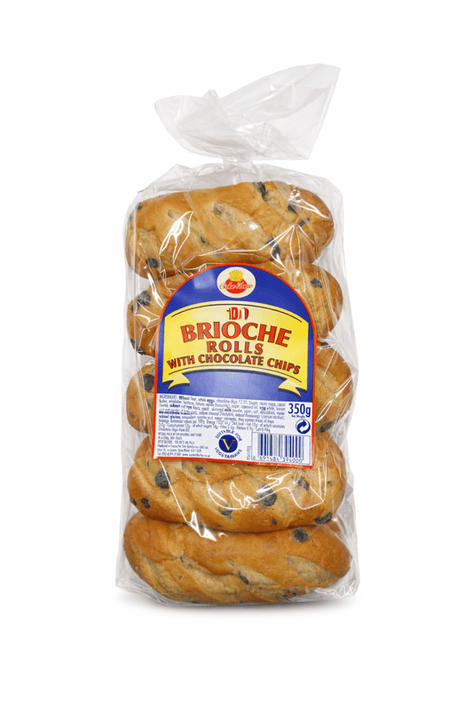 Cakezone 10 Brioche Rolls with Chocolate Chips - Onlinemeatshop.com