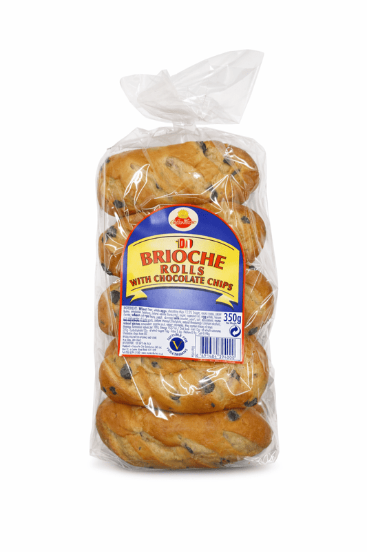 Cakezone 10 Brioche Rolls with Chocolate Chips - Onlinemeatshop.com