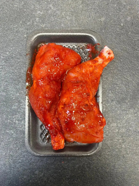 Seasoned Chicken Whole Legs – Halal, In - House Marinated - Onlinemeatshop.com
