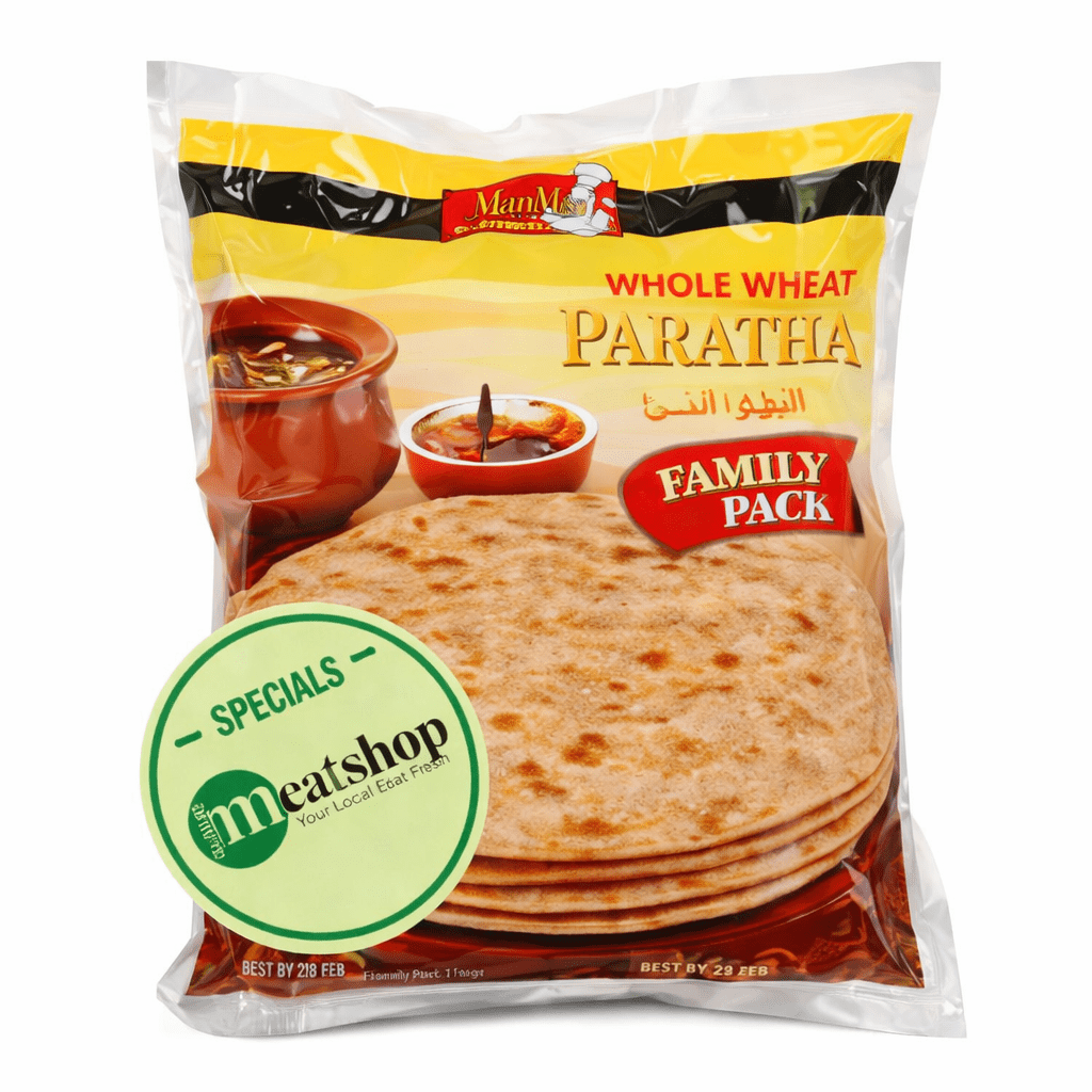 Mon Salwa 20 Whole Wheat Frozen Paratha's - Onlinemeatshop.com